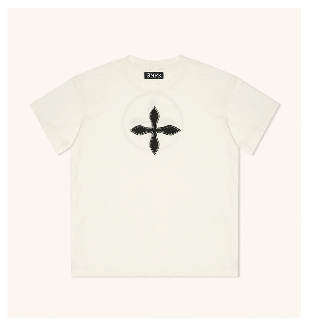 Compass Cross Vintage Tee - CHINASQUAD