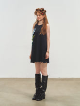 Hand-Crocheted Flower Sleeveless Vest Dress - CHINASQUAD