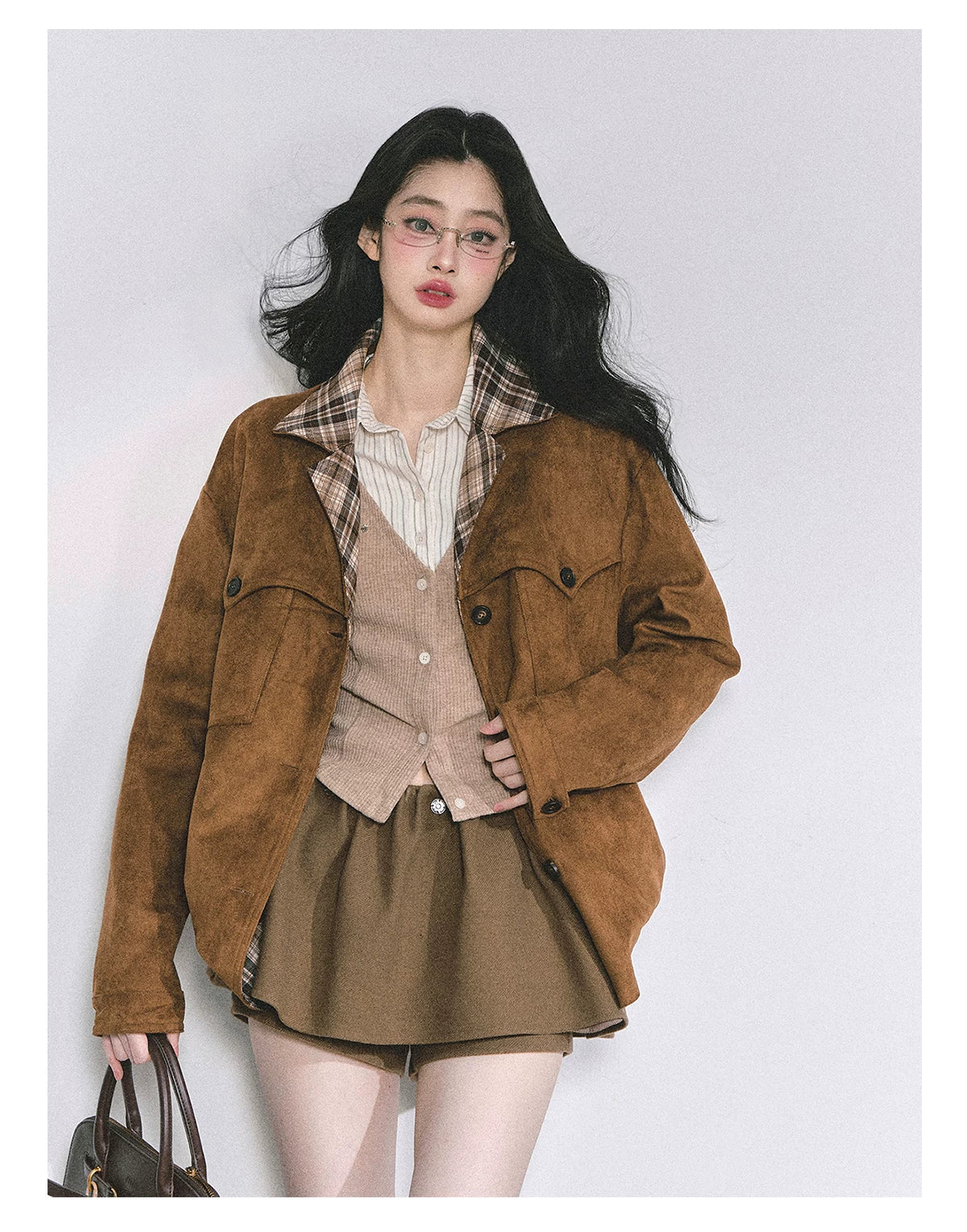 Two-Piece Jacket & Mini Skirt Set