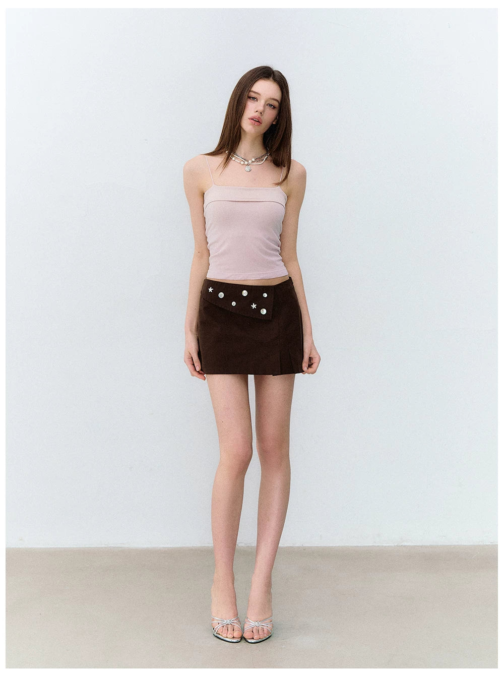 X-line Seamless Silk Wool Camisole