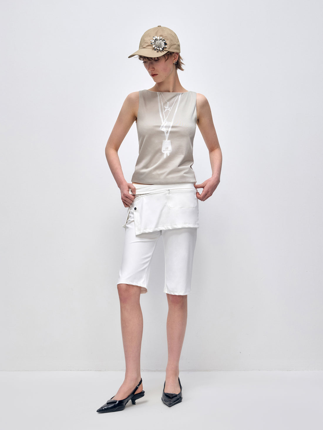 Gray Digital Print Vest - CHINASQUAD