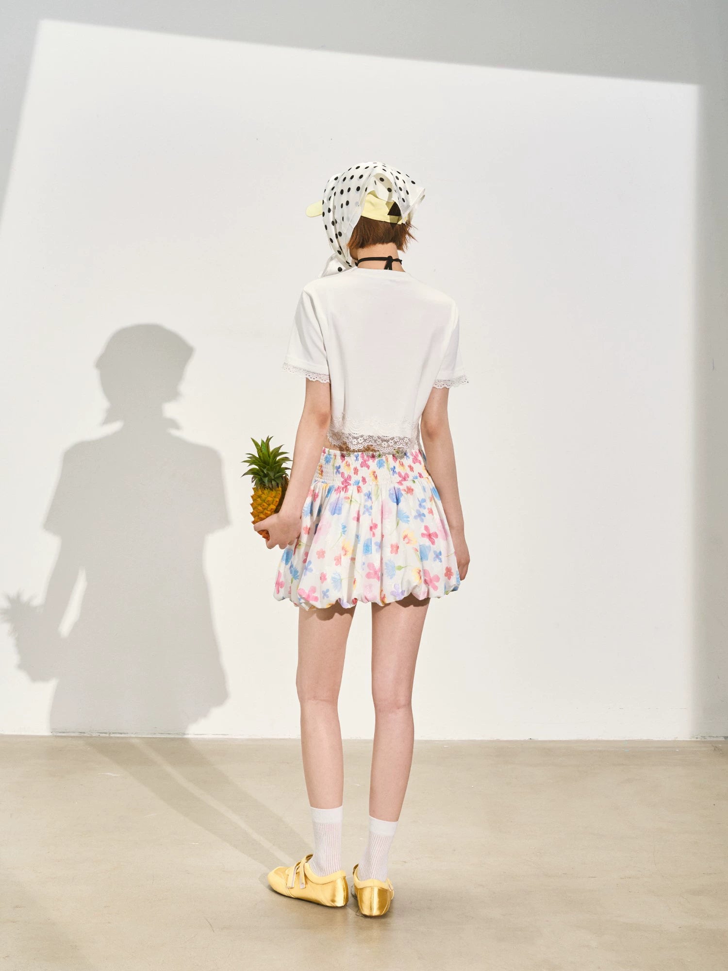 A-Line Bubble Pleated Short Skirt - CHINASQUAD