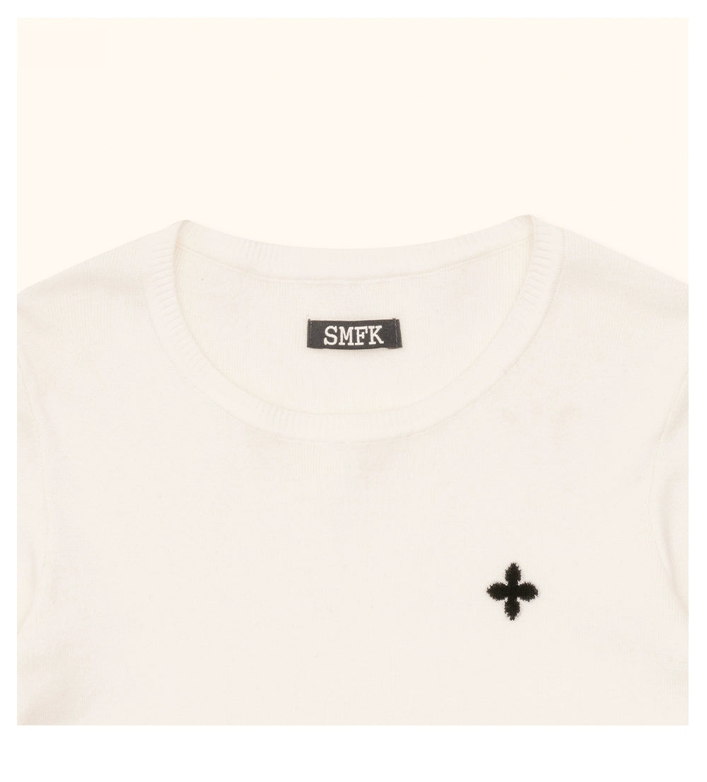 Compass Cross Flower Classic Sweater - CHINASQUAD