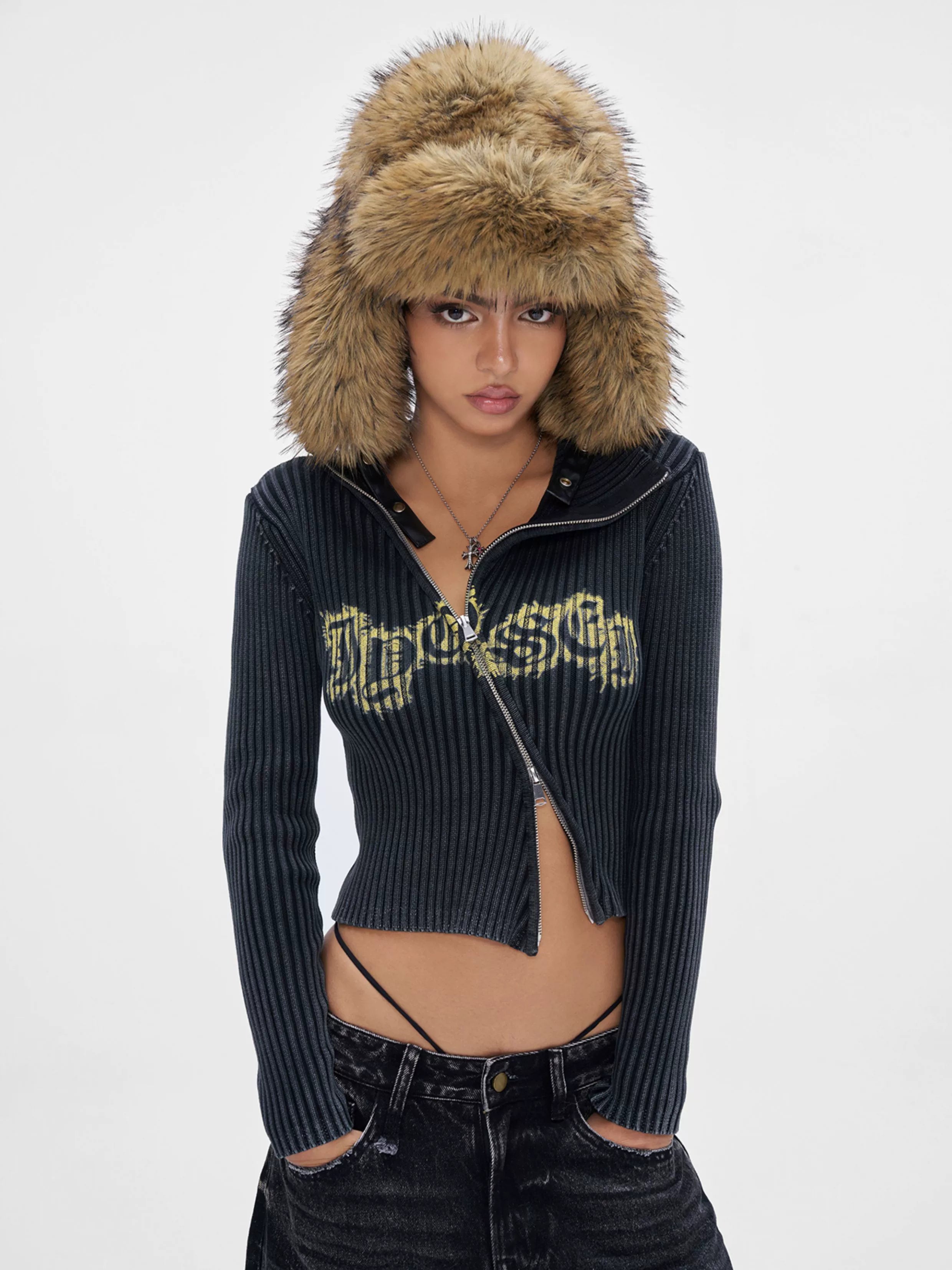 Fur Ushanka Ear-Flap Winter Hat