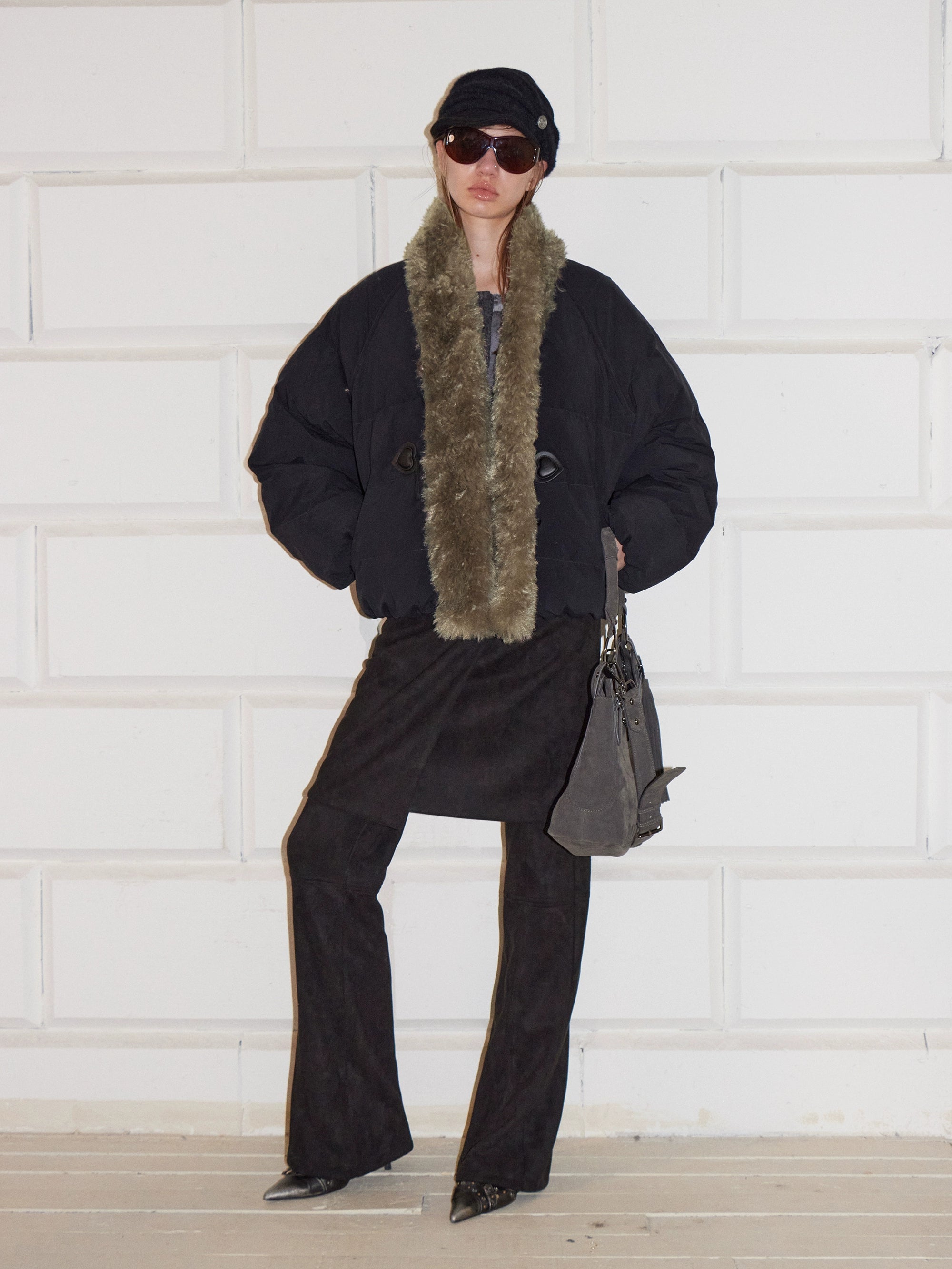 90% Duck Down Fur-Trimmed Parka