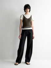Cross-Design Low-Waisted Casual Pants - CHINASQUAD