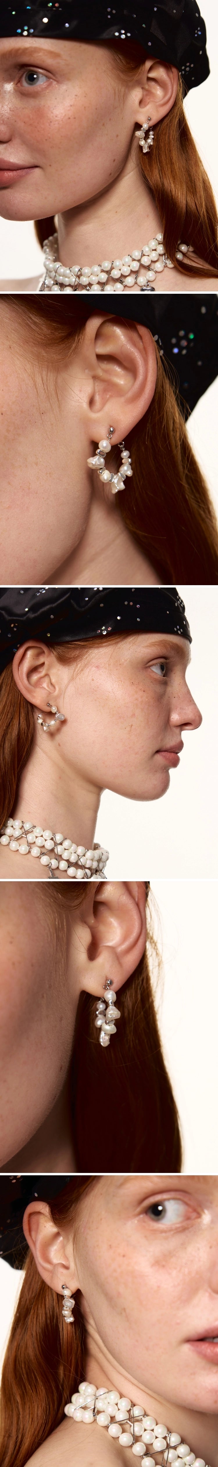 Natural Baroque Pearl Earrings - CHINASQUAD