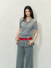 Hollow Polo Collar Short Sleeve T-shirt - CHINASQUAD