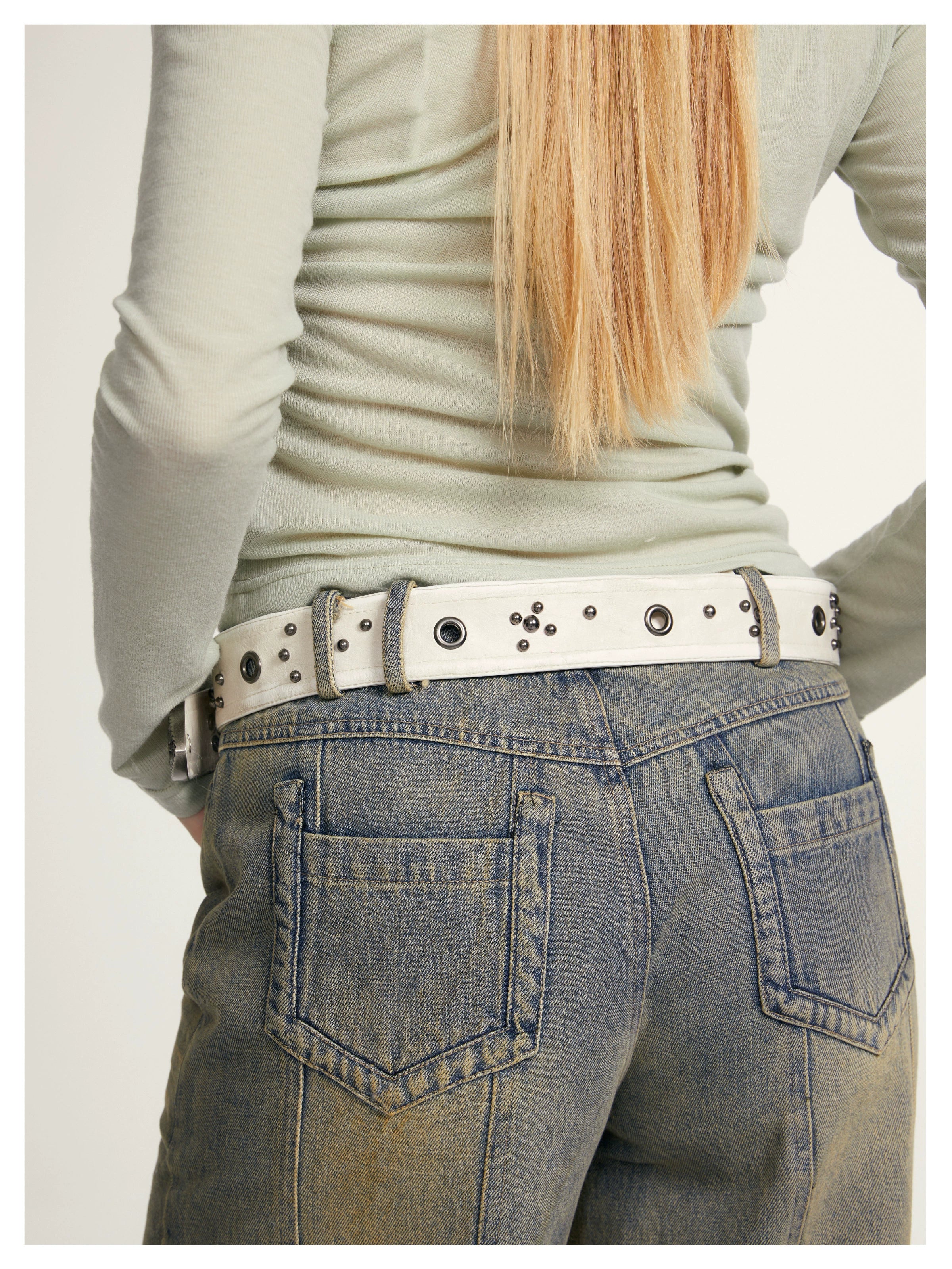 Studded Vintage Statement Belt - CHINASQUAD