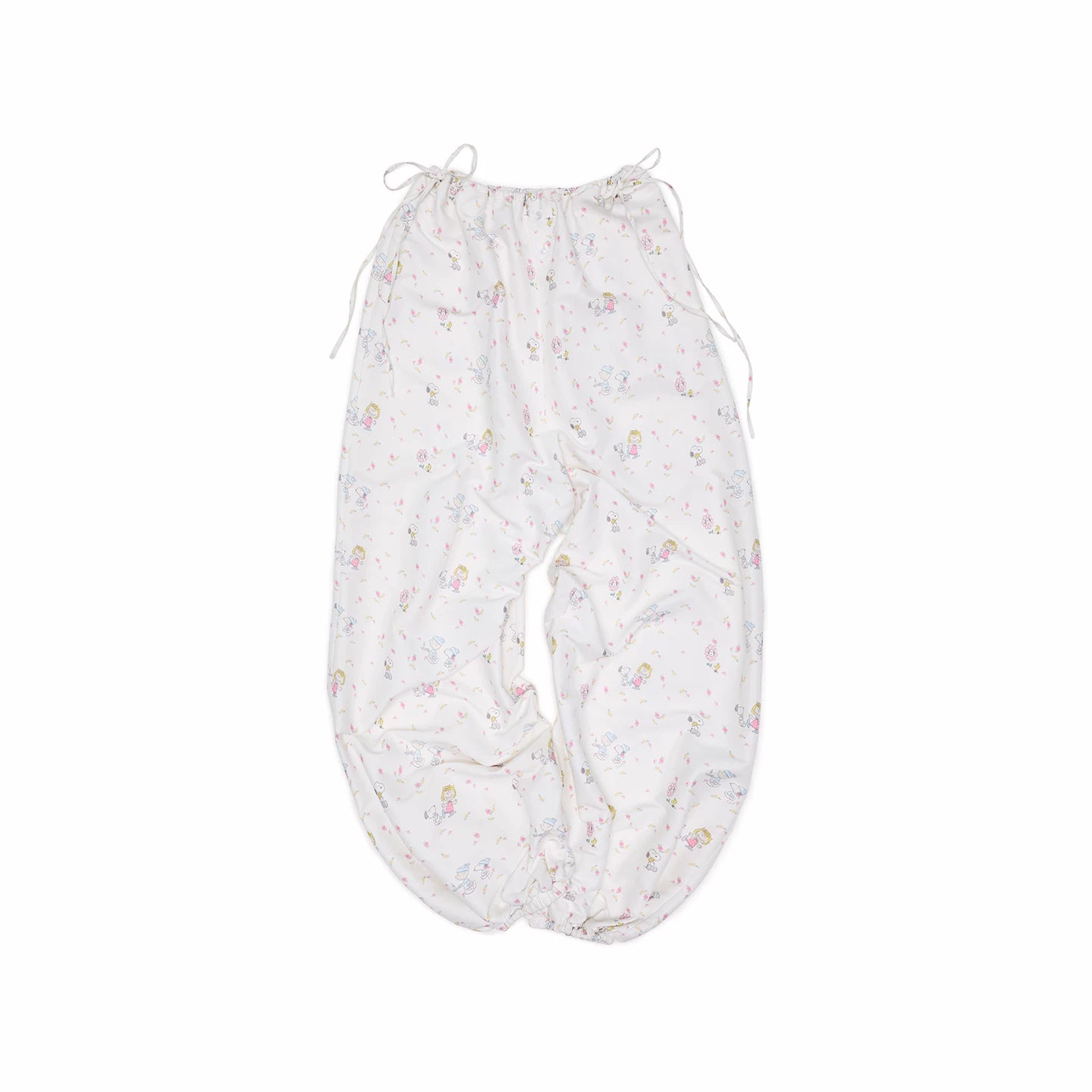 Snoopy Floral Balloon Wide-Leg Pants 1Jinn Studio