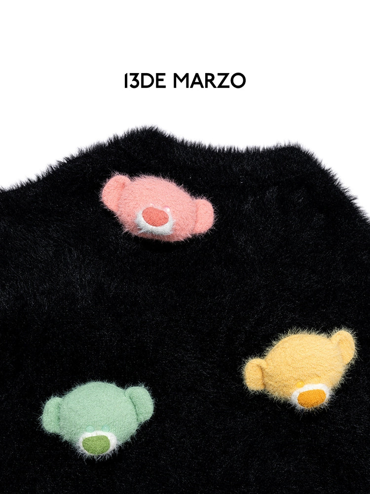 Doozoo Pastel Bear Cardigan - CHINASQUAD