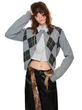 Argyle V-Neck Wool Blend Pullover - CHINASQUAD