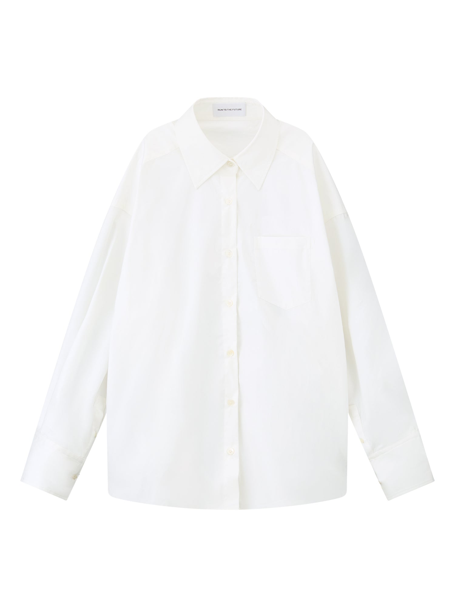 White Design Concept Fake Two-Piece Shirt - CHINASQUAD