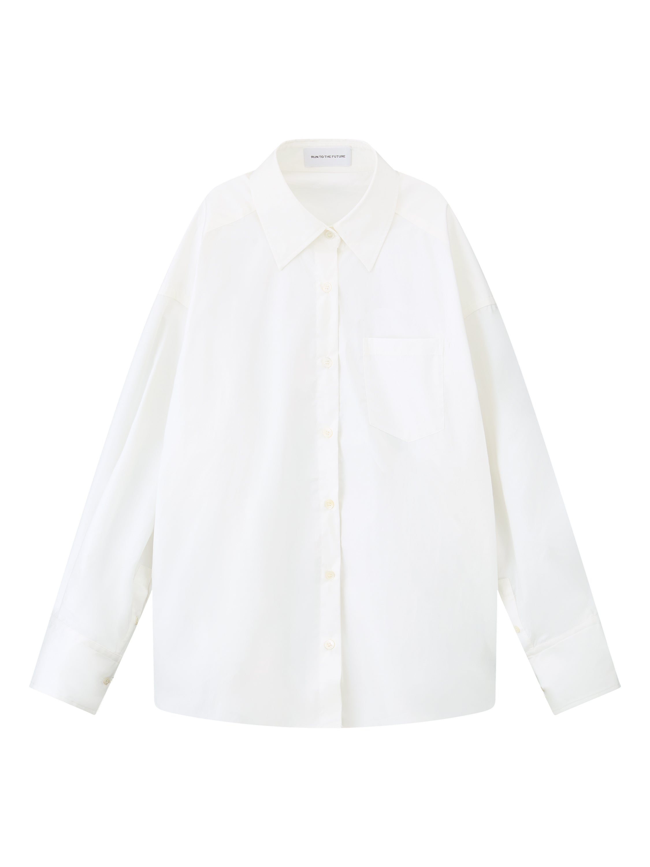 White Design Concept Fake Two-Piece Shirt - CHINASQUAD