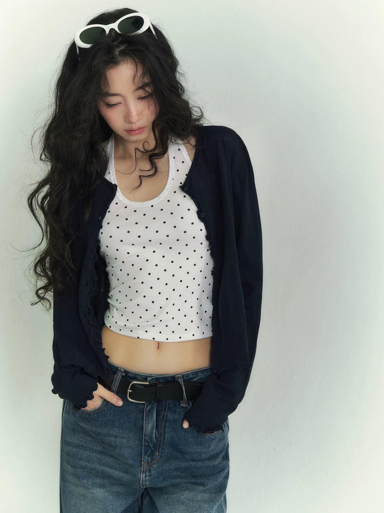 Mercerized Cotton Ultra-Lightweight Cardigan