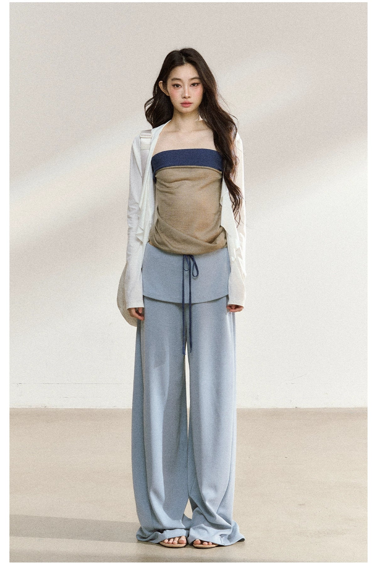 Colorblock Wool-Blend Bandeau - CHINASQUAD