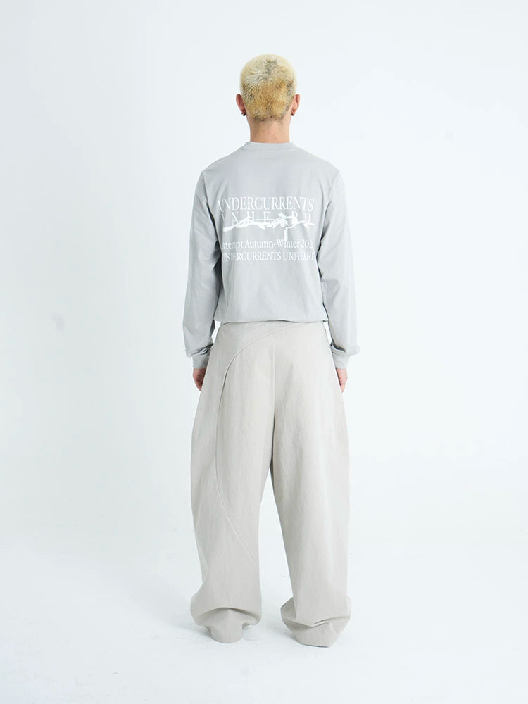 Black & Lime White Cocoon-Shaped Pants - CHINASQUAD