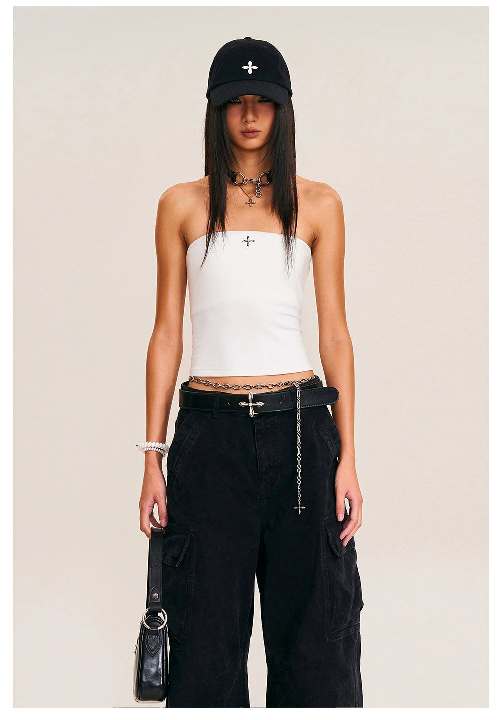 Storm Washed Strapless Bustier - CHINASQUAD