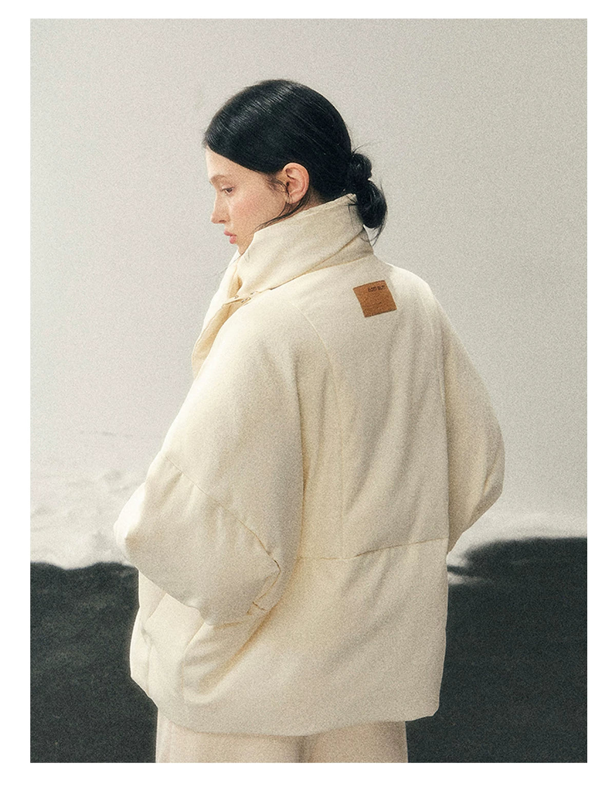 High Neck 90% Down Winter Puffer Jacket