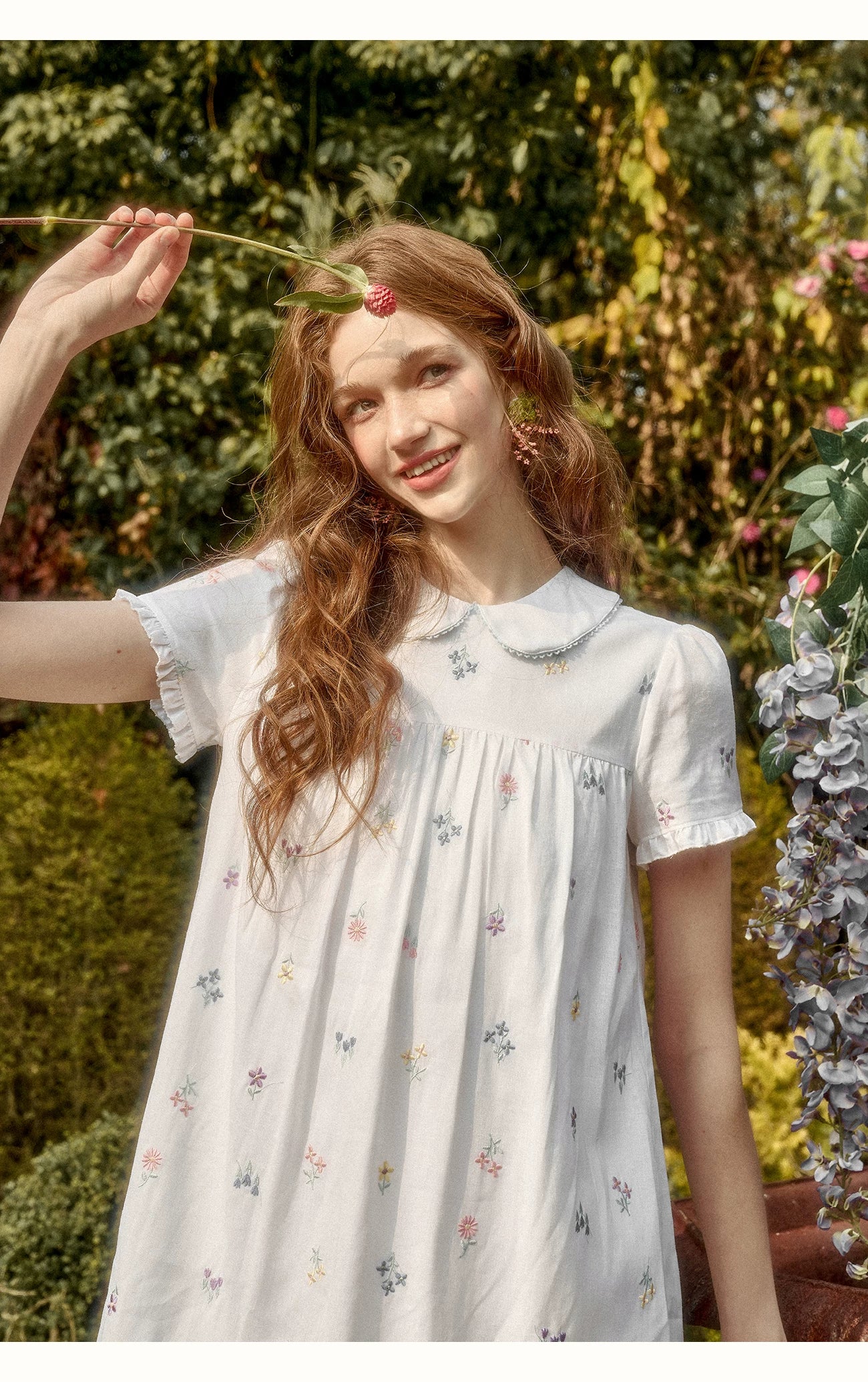 Botanical Linen Embroidered Set