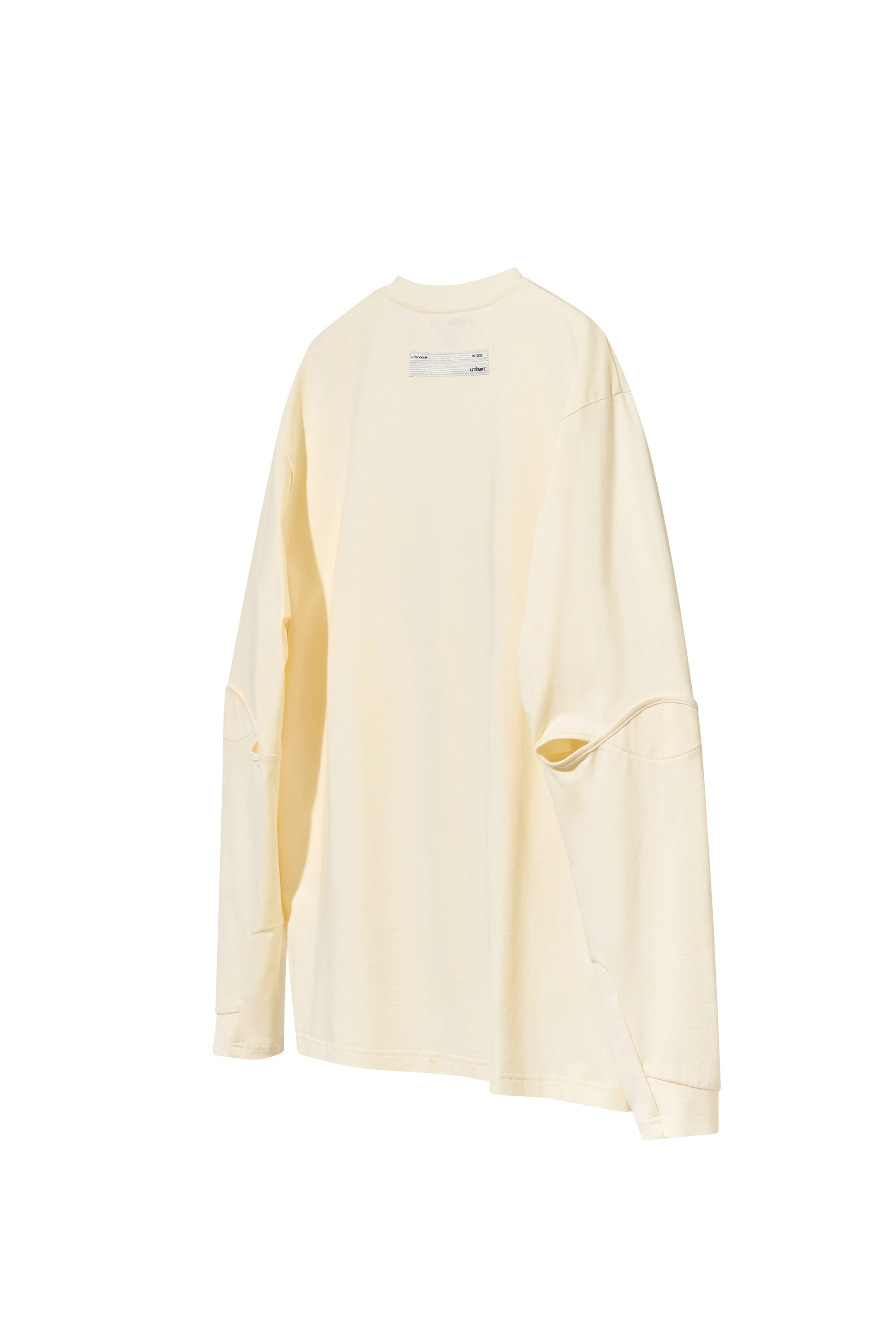 Disjointed Structure Long Sleeve T-Shirt - CHINASQUAD