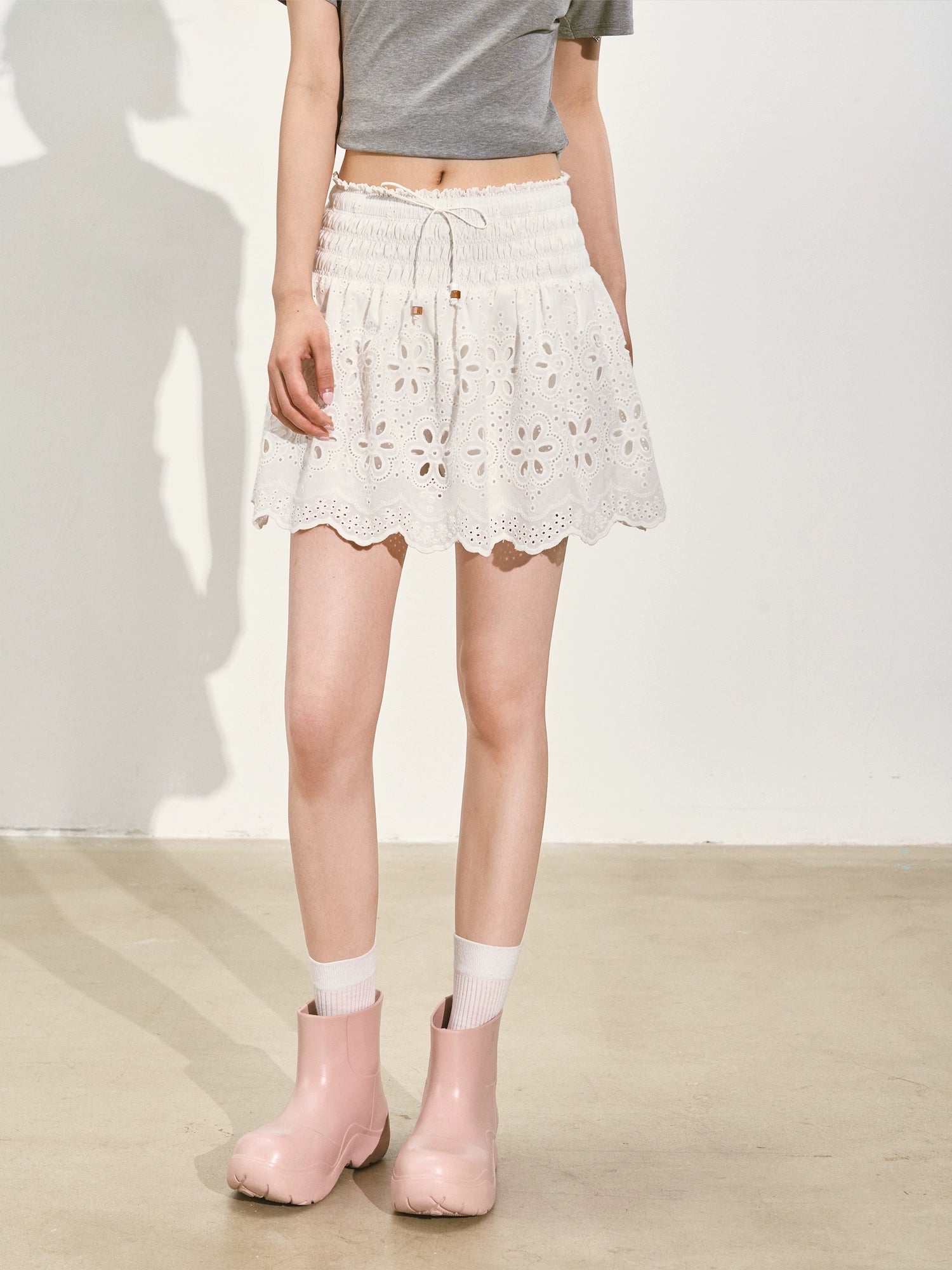 Vacation-Style Sleeveless Top & Skirt Set - CHINASQUAD