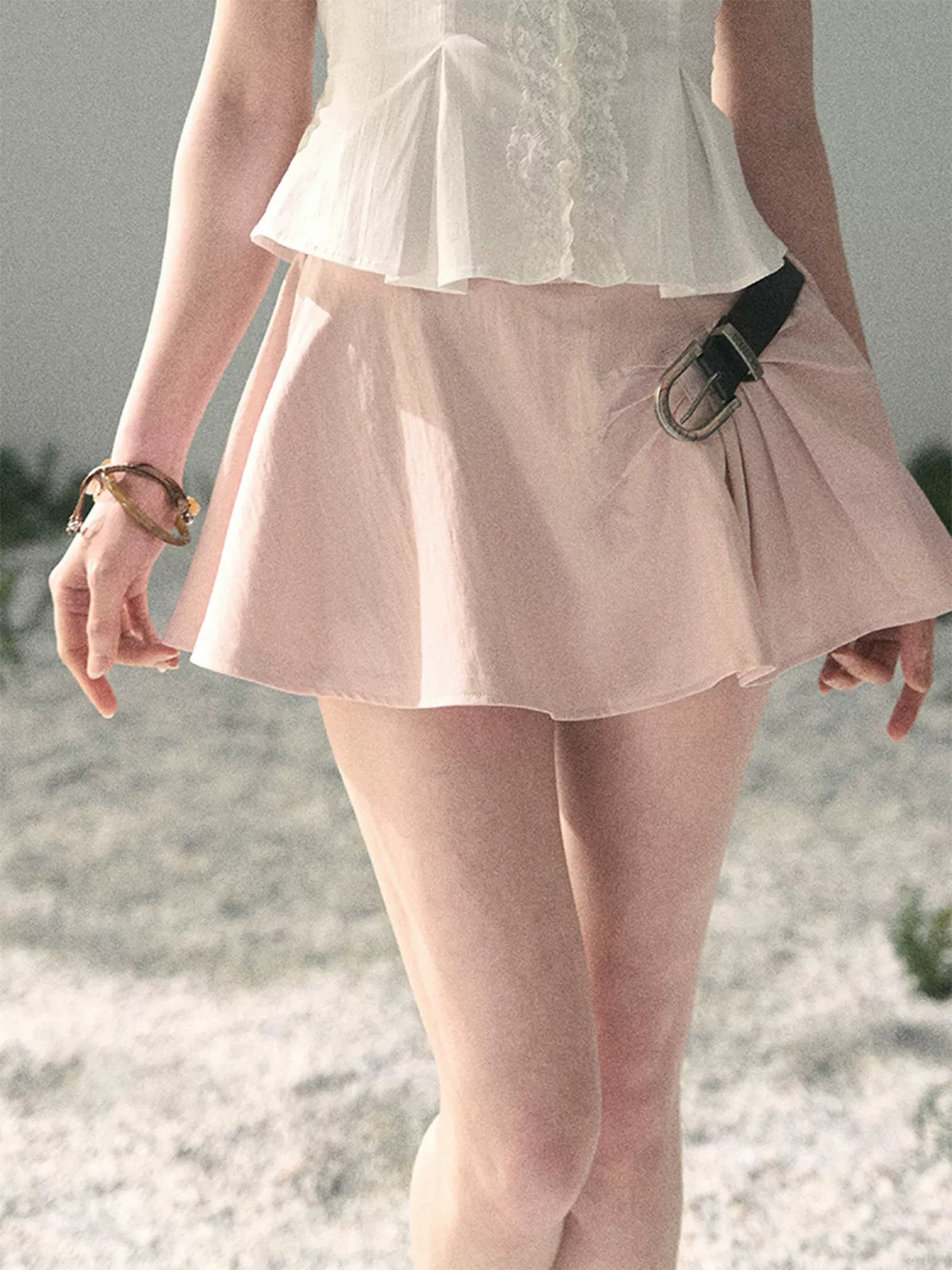 Wind Chimes Corridor A-Line Skirt