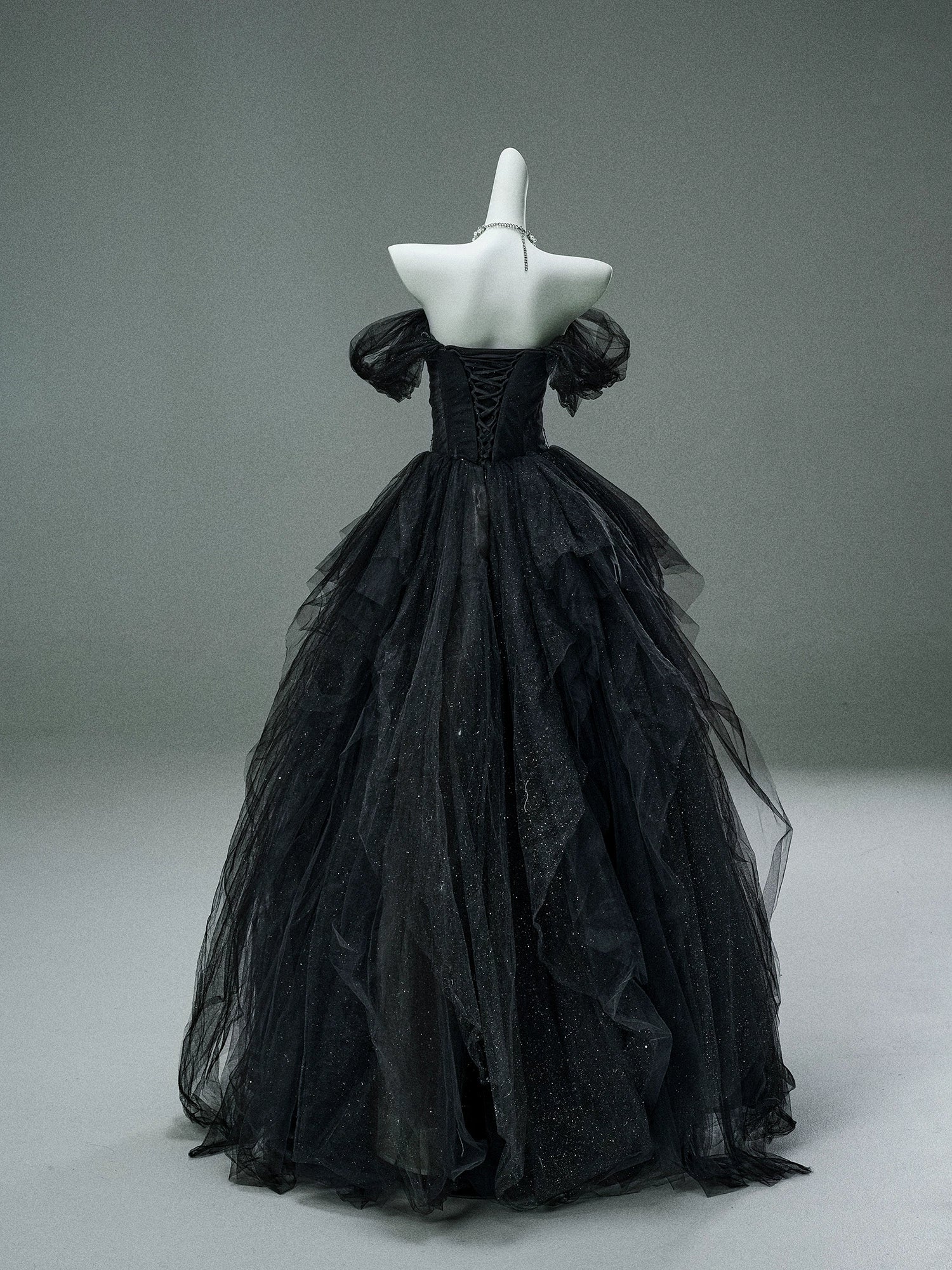 Black Swan Nocturne Tulle Couture Gown