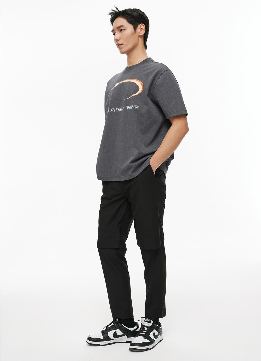 Washed Printed T-Shirt - CHINASQUAD