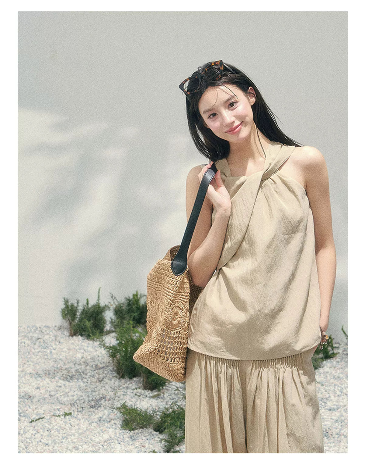 Soft Khaki Relaxed Set
