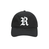 Retro R Embroidered Curved Brim Baseball Cap - CHINASQUAD