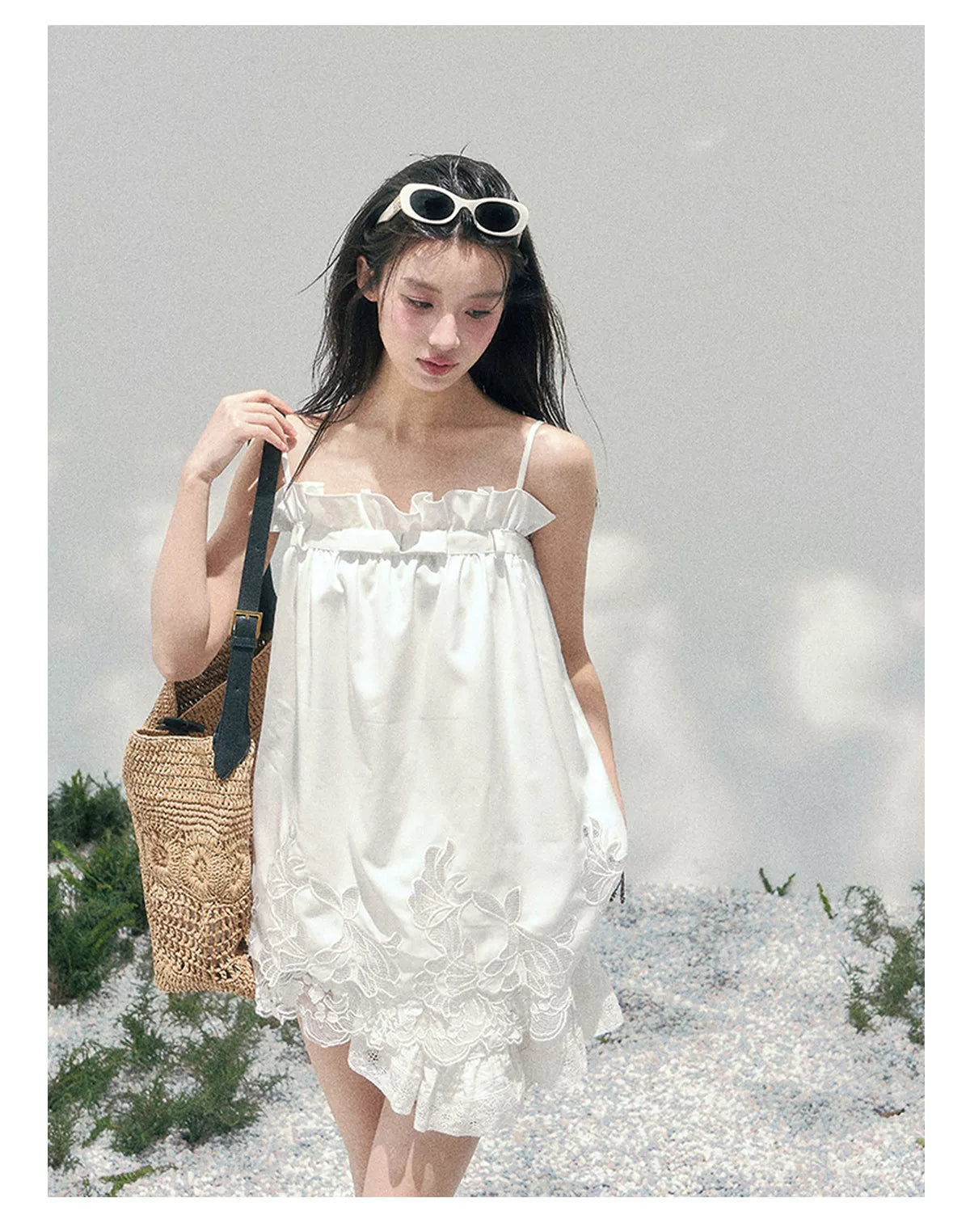 Bouquet Summer Lace Camisole Top