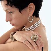 Rose Diamond Set Ring - CHINASQUAD