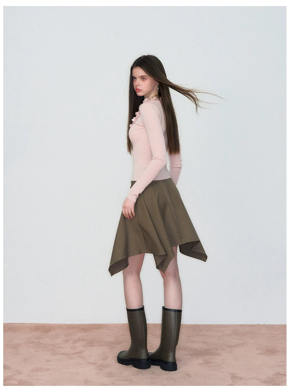 V-Neck Lace-Trim Fitted Knit Cardigan