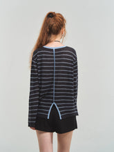 Retro Stripe Versatile Knit T-Shirt - CHINASQUAD