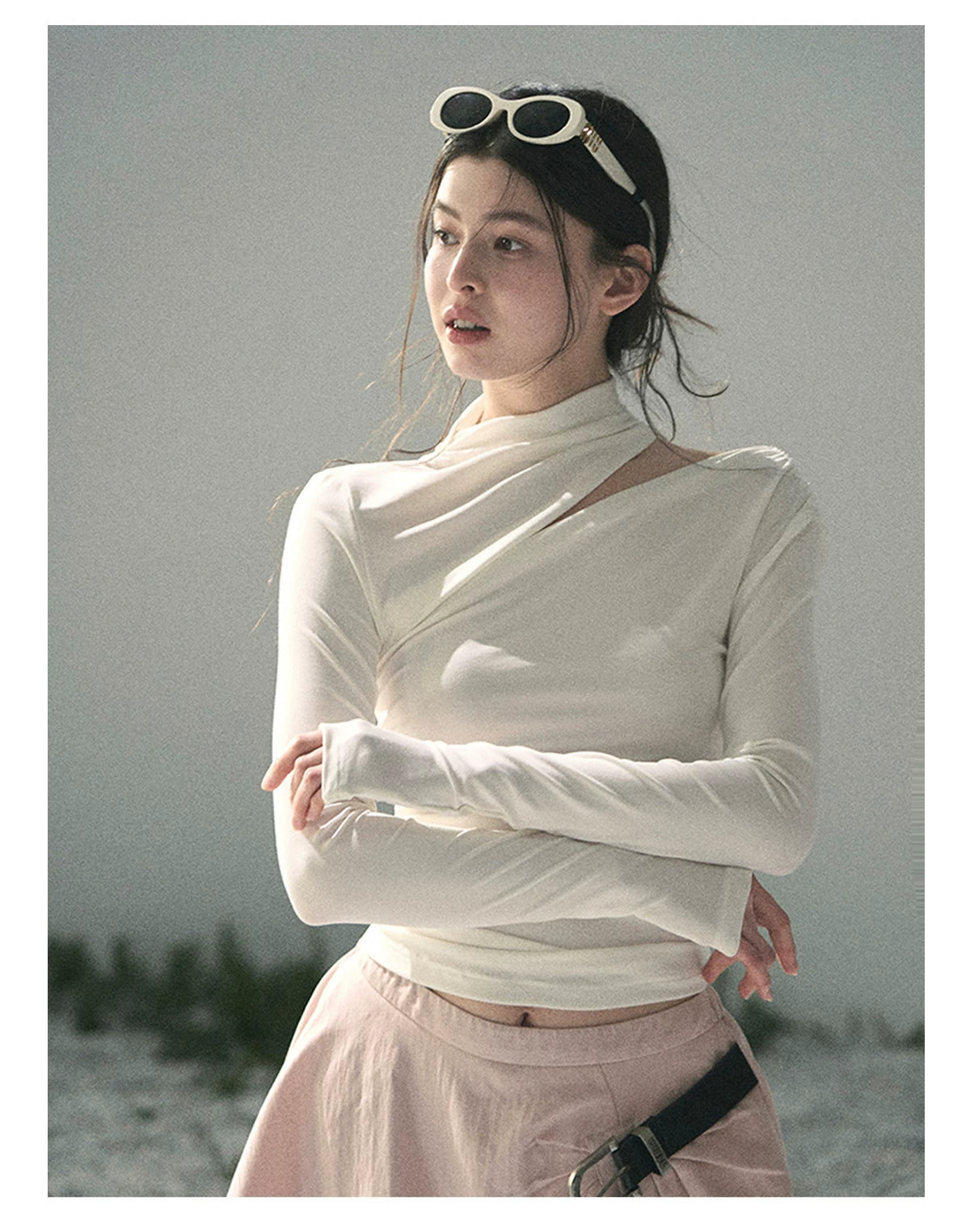 Tidal Breath Long-Sleeve Top