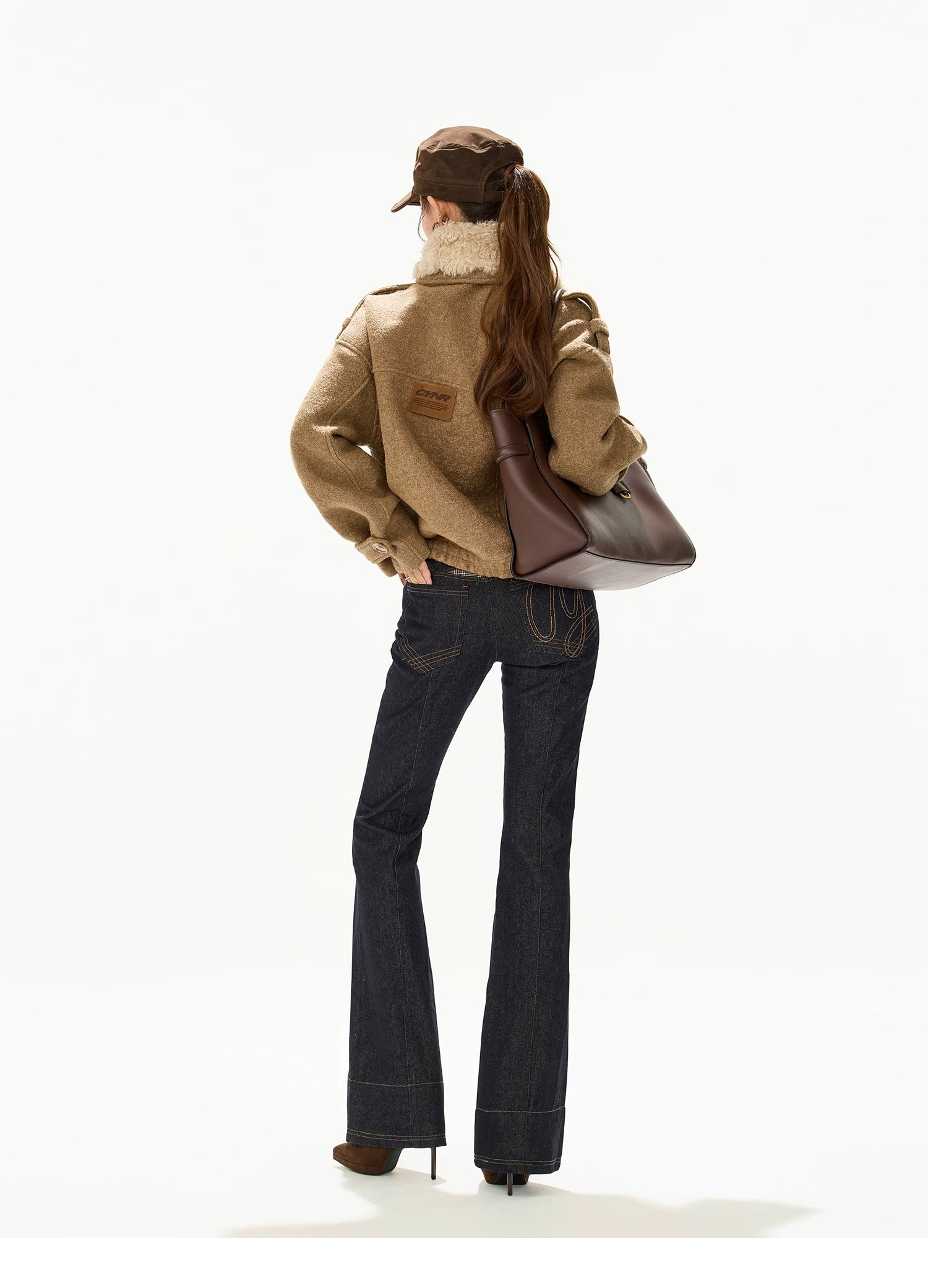 Double-Breasted Wool-Blend Jacket