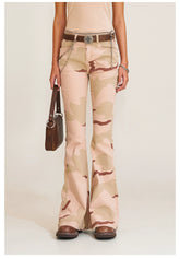 COMPASS Classic Storm Denim Flare Pants - CHINASQUAD