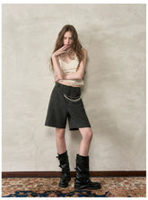 Velvet & Lace Spliced Slim-Fit Camisole - CHINASQUAD