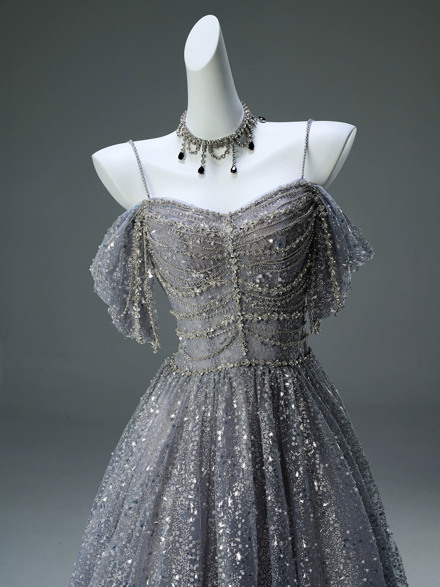 Eternal First-Light Glittering Couture Gown