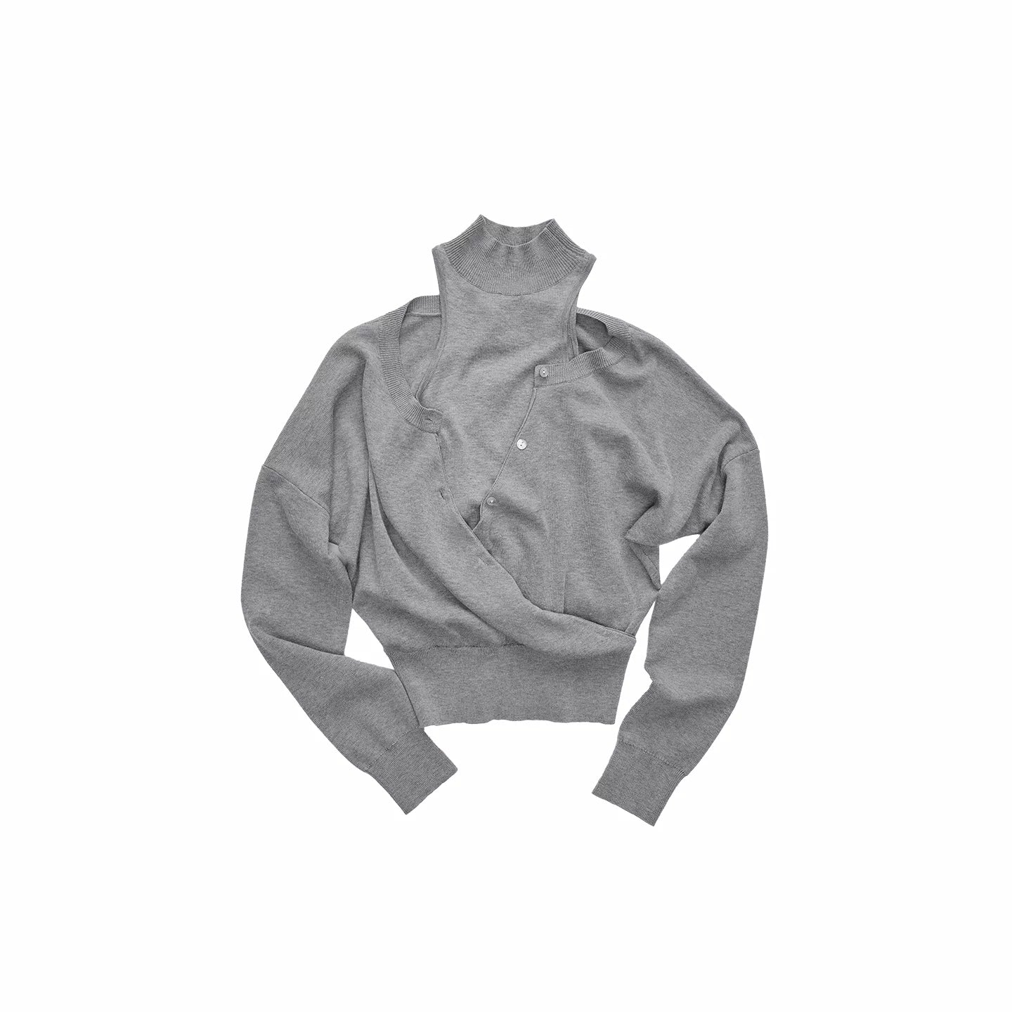 Cashmere Knit Vest Cardigan