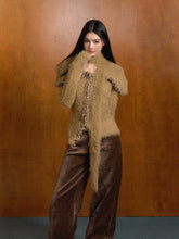 Knitted Large Lapel Cardigan Sweater - CHINASQUAD