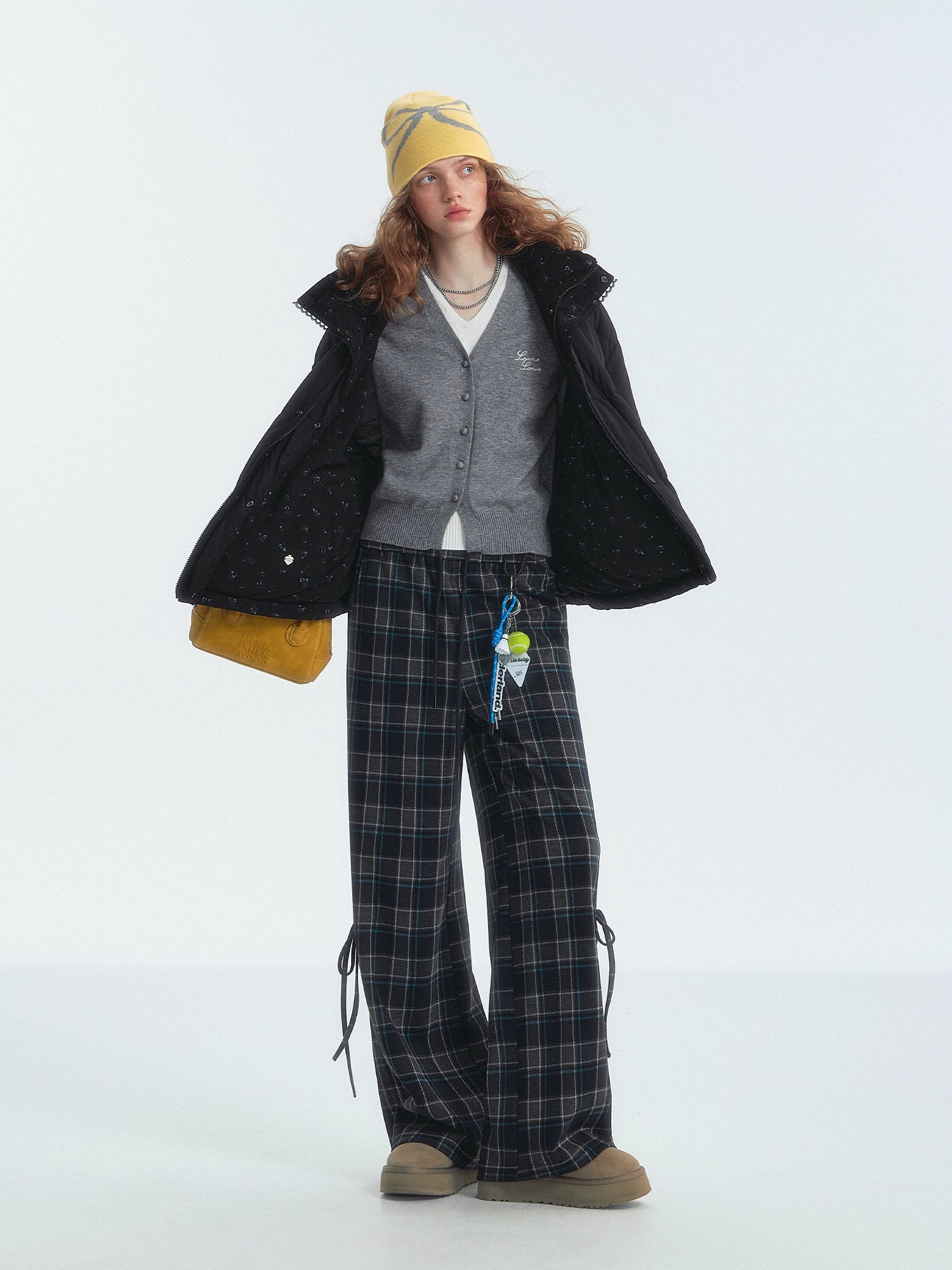 Lace-Trim Reversible Down Jacket - CHINASQUAD