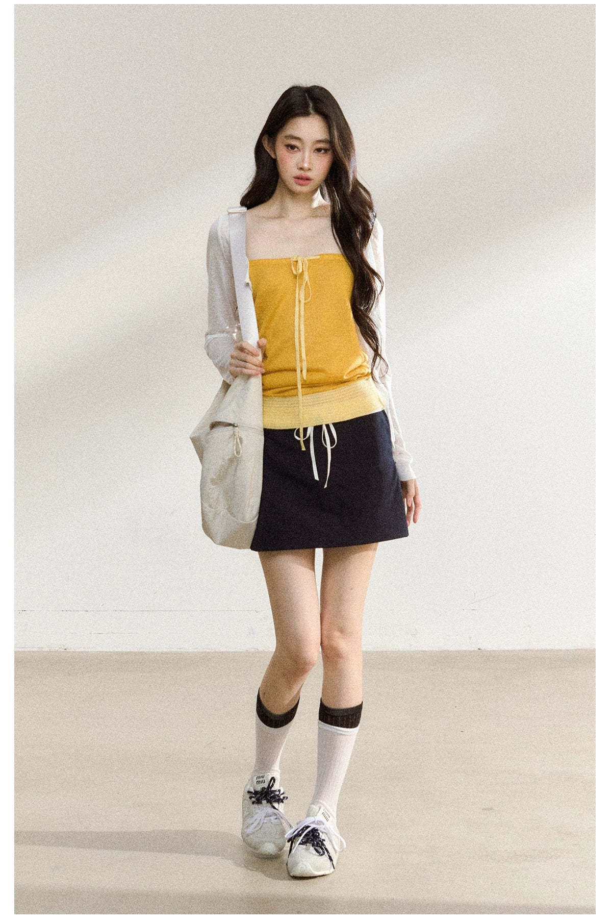 Colorblock Wool-Blend Bandeau - CHINASQUAD