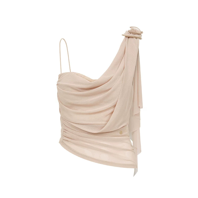 Lace Top and Mermaid Skirt Two-Piece Set