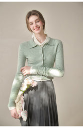 Silky Wool Cropped Cardigan - CHINASQUAD