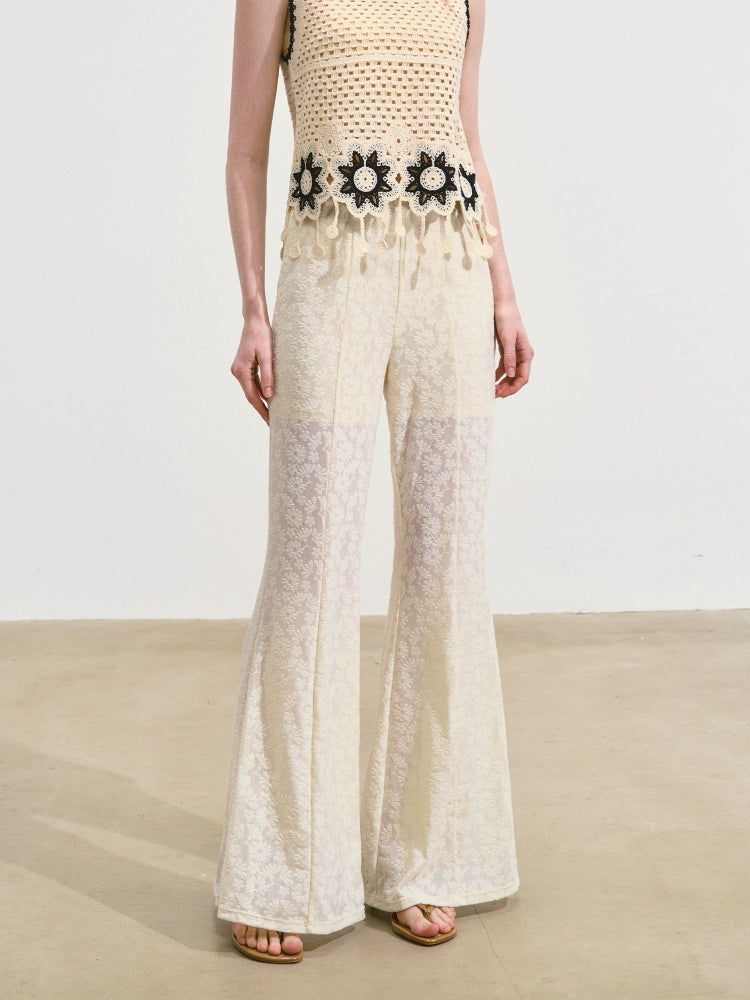 Strappy Ruffled Sexy Top & Pants Set - CHINASQUAD