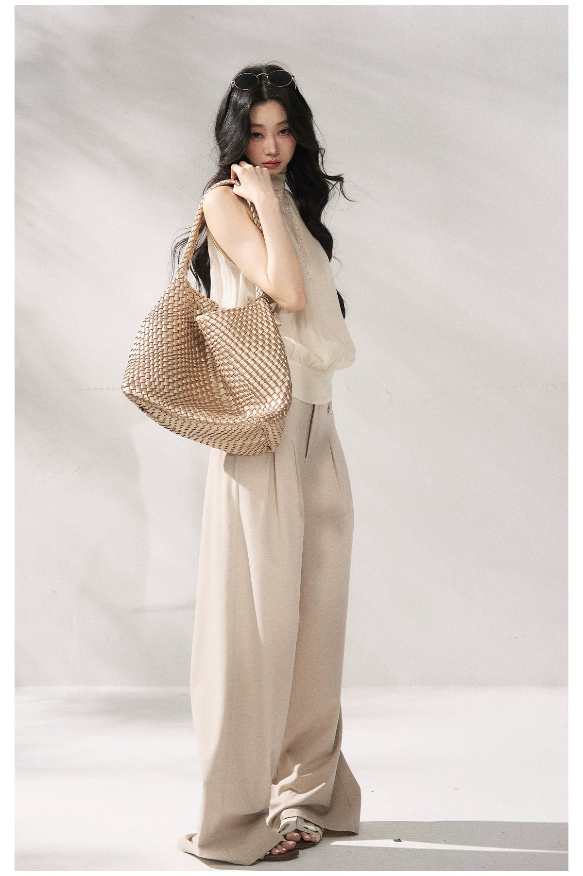 Halter Neck Minimalist Sleeveless Vest