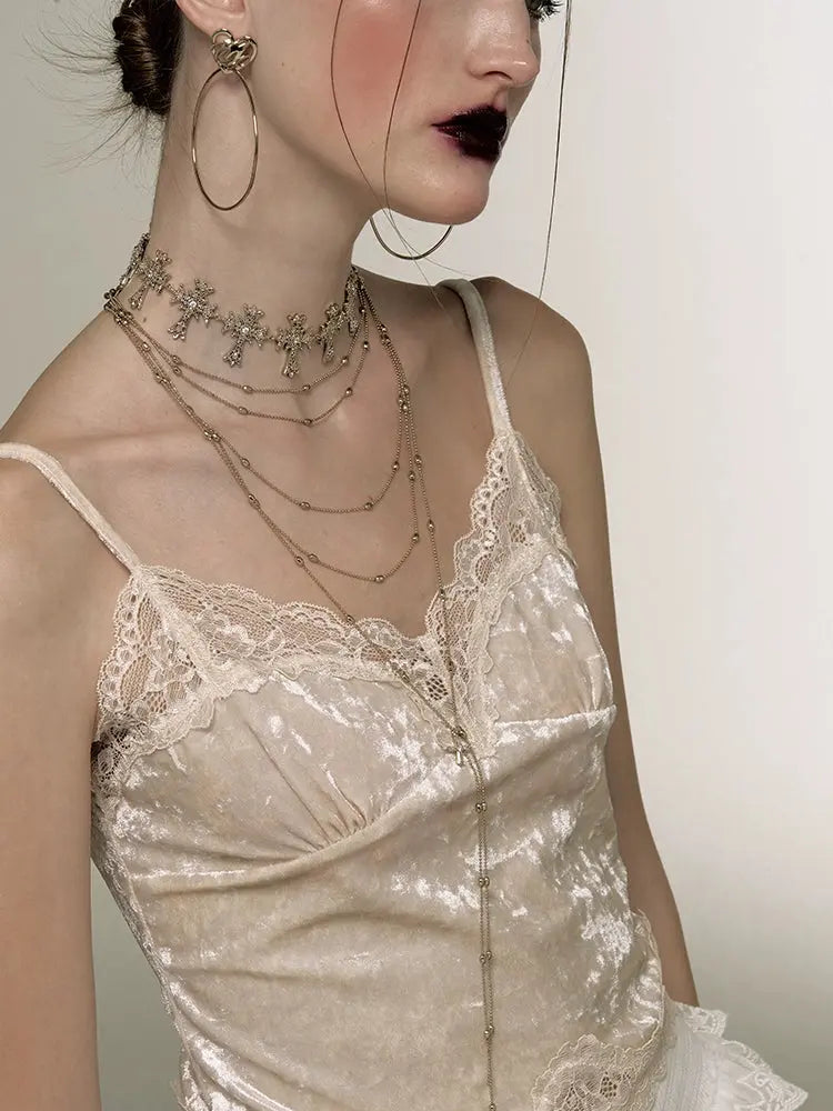 Niche French Folding Chest Chain - CHINASQUAD