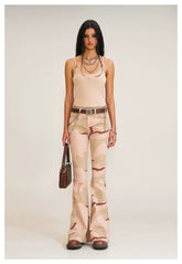 COMPASS Classic Storm Denim Flare Pants - CHINASQUAD